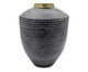 Vaso Pequeno em Metal Damon - Preto, black | WestwingNow