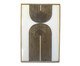 Quadro em Madeira Abstrato Beth - Bege, beige | WestwingNow
