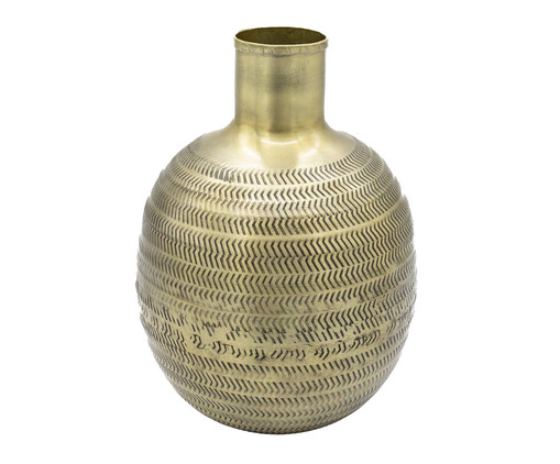 Vaso Pequeno em Metal Marshall - Dourado, gold | WestwingNow