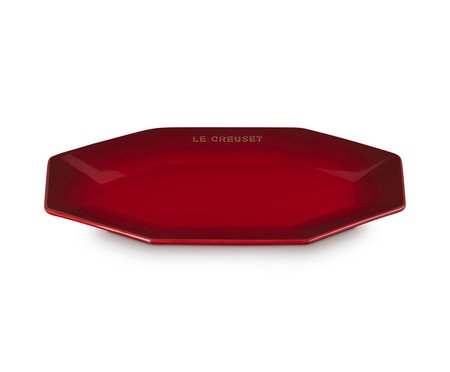 Prato Octagon Vermelho - 28cm | Westwing
