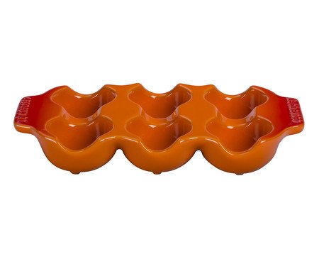 Bandeja para Seis Ovos Laranja