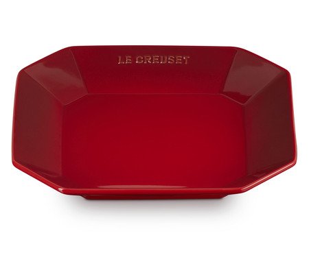 Prato Octagon Vermelho - 22cm | Westwing