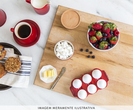 Bandeja para Seis Ovos Vermelha | Westwing