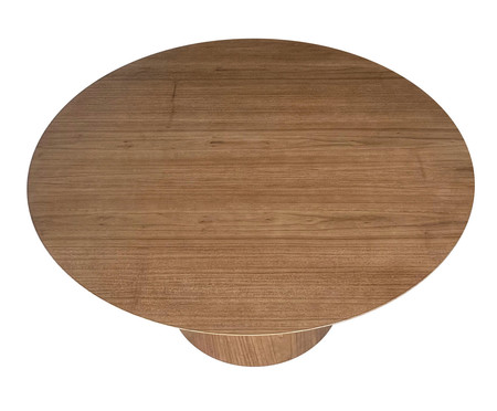 Mesa de Jantar Redonda Cone Castanho | WestwingNow