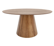 Mesa de Jantar Oval Cone Castanho | WestwingNow