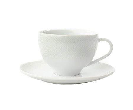 Xícara Chá Santorini em Porcelana Branco | Westwing