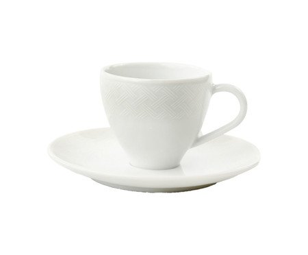 Xícara Café Santorini em Porcelana Branco | Westwing
