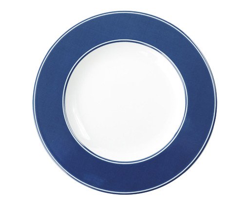 Prato Sobremesa Riviera em Porcelana Azul, Azul | WestwingNow