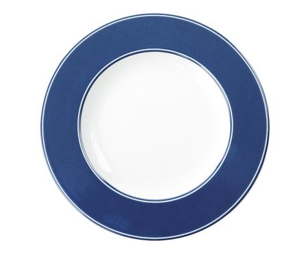 Prato Sobremesa Riviera em Porcelana Azul | Westwing