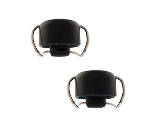 Jogo de Tampa para Garrafa Preto, Preto | WestwingNow