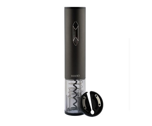 Saca Rolha Elétrico Aço Inox Preto, Preto | WestwingNow