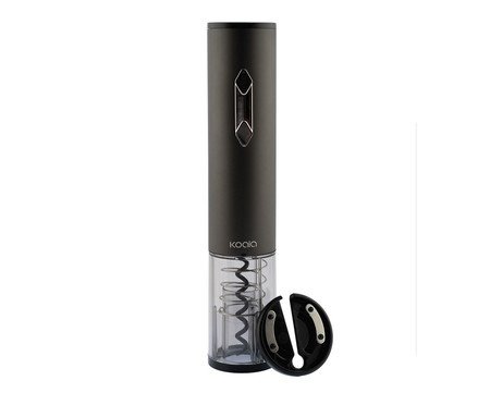 Saca Rolha Elétrico Aço Inox Preto | Westwing