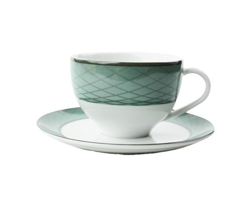 Xícara Chá Dubai em Porcelana Verde, Verde | WestwingNow