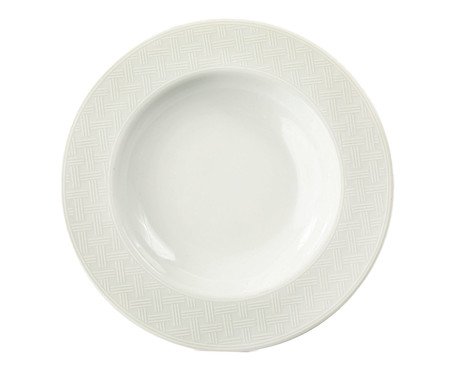 Prato Fundo Santorini em Porcelana Branco | Westwing