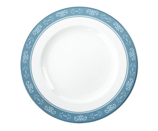 Prato Raso Viena em Porcelana Azul, Azul | WestwingNow