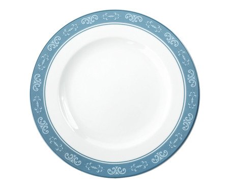 Prato Raso Viena em Porcelana Azul | Westwing