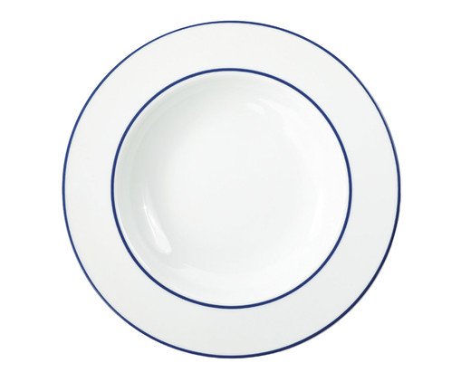 Prato Fundo Riviera em Porcelana Azul, Azul | WestwingNow