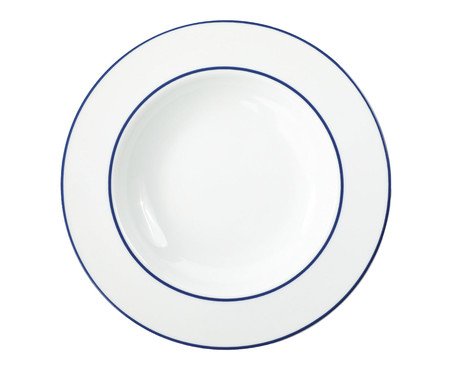 Prato Fundo Riviera em Porcelana Azul | Westwing