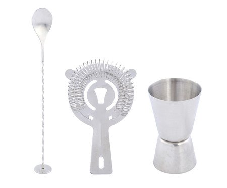 Kit Drink Aço Inox Prata | Westwing