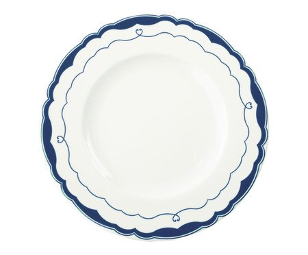 Prato Raso Cannes em Porcelana Azul | Westwing