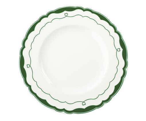 Prato Raso Cannes em Porcelana Verde, Verde | WestwingNow