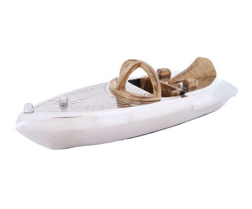 Adorno Orgânico Damian Branco, Prata ou Metálico | WestwingNow