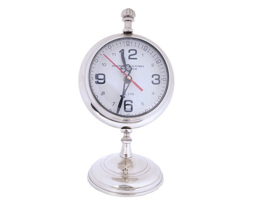 Relógio de Mesa Prata, Prata ou Metálico | WestwingNow