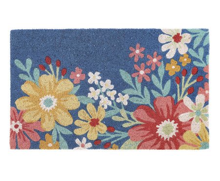 Capacho Florido Azul | Westwing
