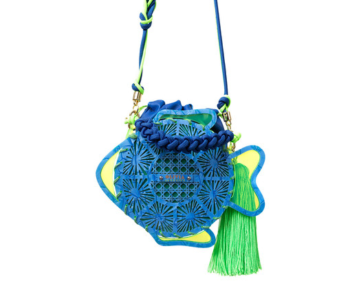 Bolsa Olivia Puff Azul, Azul | WestwingNow