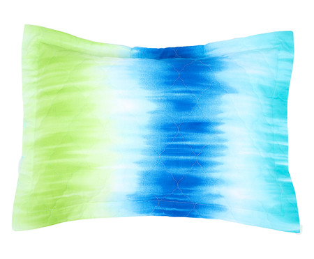 Jogo de Cobre-Leito Tie Dye Azul - 120 Fios | WestwingNow