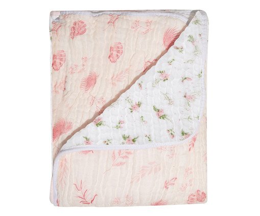 Cobertor Soft Bamboo Mamifolhagem Rosa 116 Fios, Rosa | WestwingNow