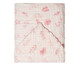 Toalha de Banho Soft Bamboo Mami com Capuz Estampada Folhagem Rosa, Rosa | WestwingNow