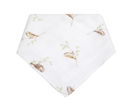 Babador Bandana Soft Bamboo Mami Canarinho 116 Fios, Colorido | WestwingNow