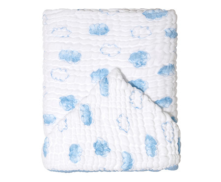 Toalha de Banho Soft Bamboo Mami com Capuz Estampada Nuvem Fofa | WestwingNow