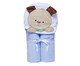 Toalha de Banho Felpuda Bichinhos Papi Toys Cachorrinho com Capuz, Azul | WestwingNow