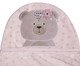 Cobertor Bordado Papi Friends com Capuz Rosa, Rosa | WestwingNow