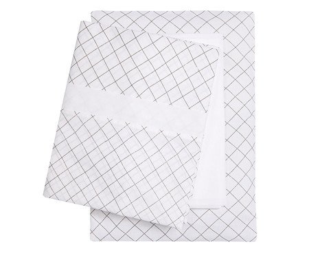 Jogo de Mini Cama Papi Friends Branco