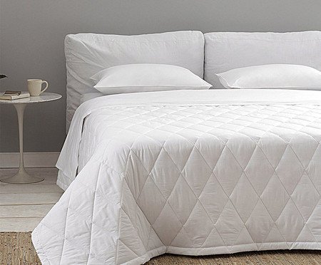 Jogo de Lençol Damask Square Branco - 300 Fios | Westwing