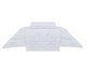 Jogo de Lençol Damask Square Branco - 300 Fios, Branco | WestwingNow
