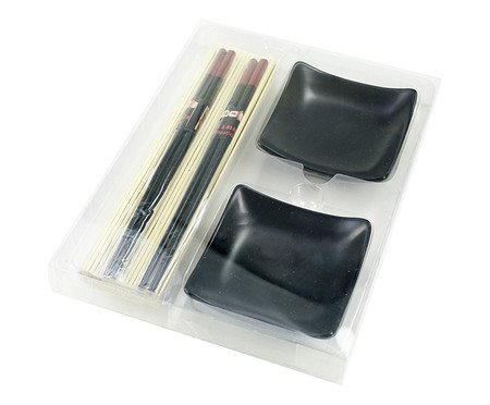 Jogo de Sushi com Caixa em Bambu Valandur | Westwing