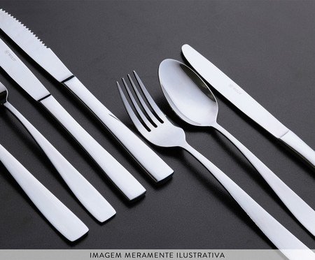 Colher para Arroz em Inox Pisa Prateado | Westwing