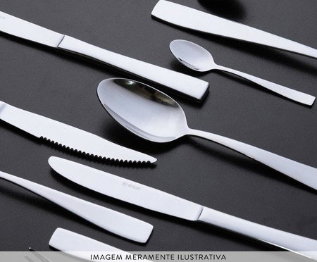 Colher para Arroz em Inox Pisa Prateado | Westwing