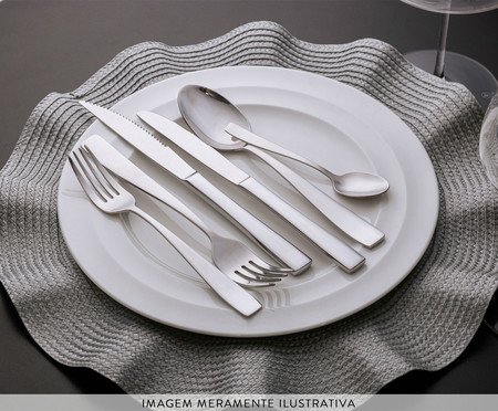 Colher para Arroz em Inox Pisa Prateado | Westwing