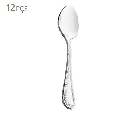 Jogo de Colheres para Chá em Inox Croisé | Westwing