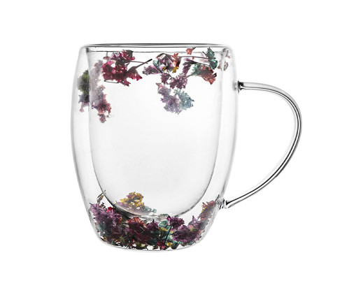 Caneca de Parede Dupla Fall, Transparente | WestwingNow