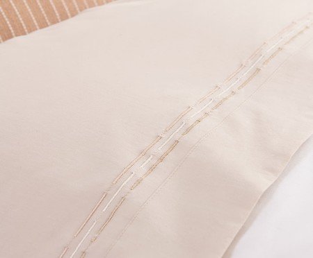 Jogo de Lençol Antares Bege 200 Fios | Westwing