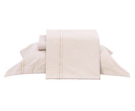 Jogo de Lençol Antares Bege 200 Fios | Westwing