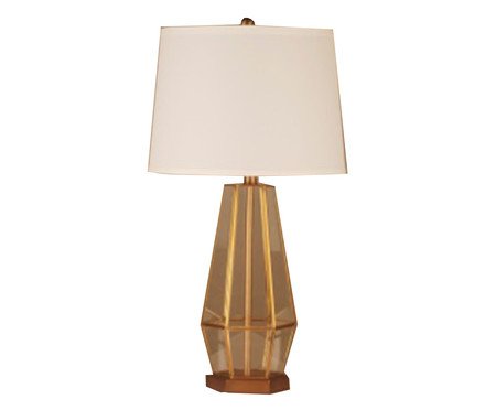 Abajur de Mesa Flavor com Cúpula de Tecido - Laranja | Westwing