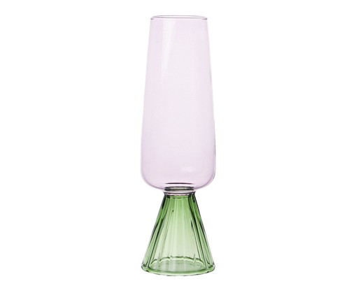 Taça de Champanhe Zhou - Rosa e Verde, pink | WestwingNow