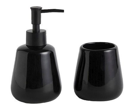 Jogo de Banheiro Primor Preto | Westwing